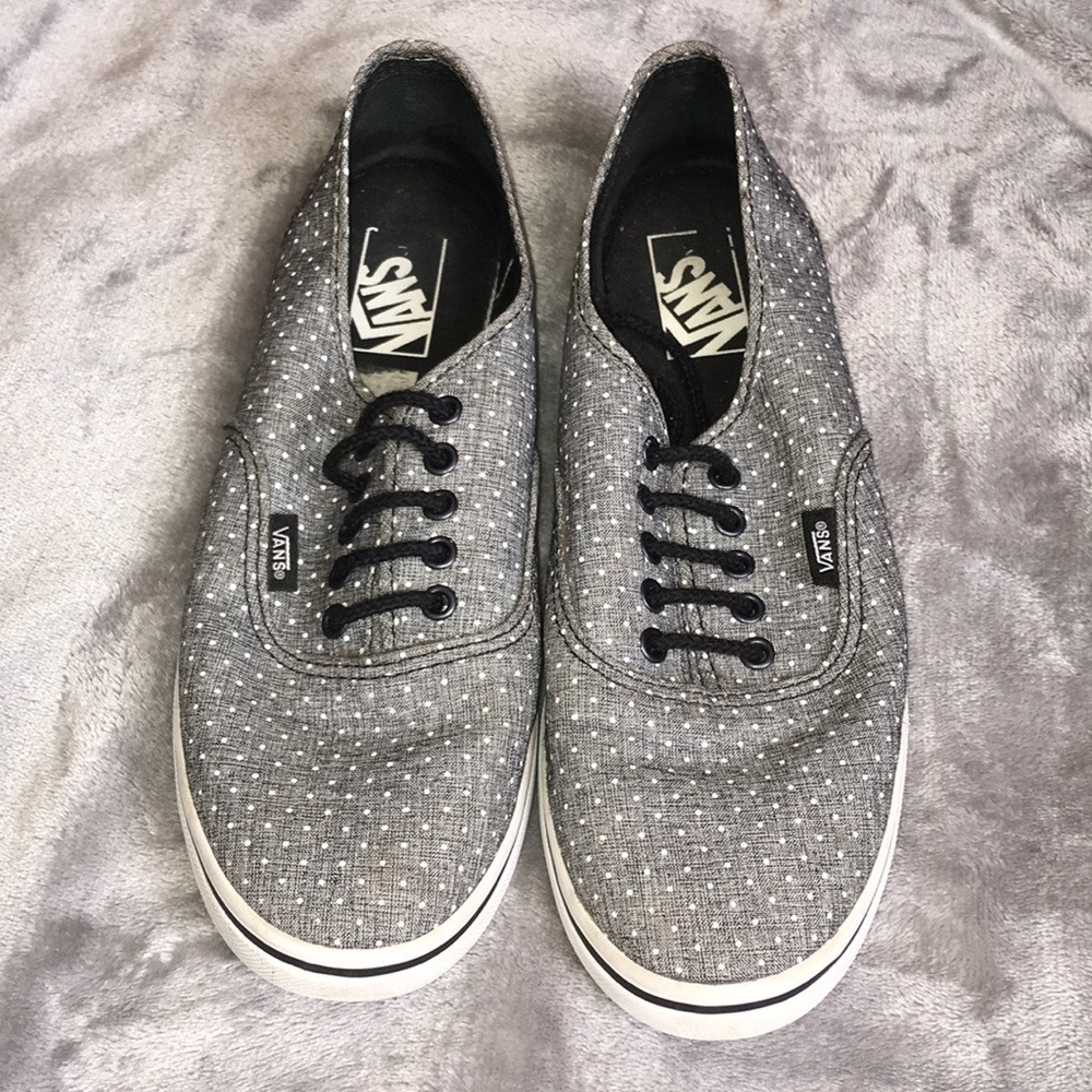 Grey polka dot vans (offers encouraged!)